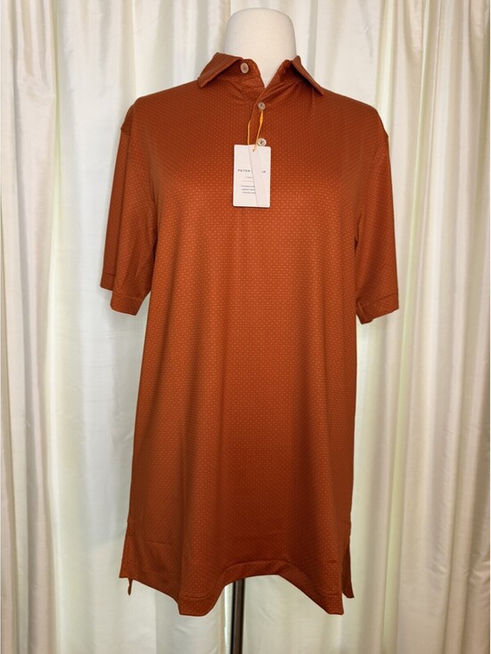 Peter Millar Other - Peter Millar Summer Comfort  Tessaract Polo Shirt Men’s Size S Orange NWT SPF